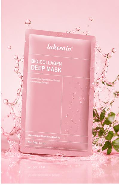 Bio-Collagen Real Deep Hydrogel Mask — Overnight Skin Firming, Elasticity & Pore Minimizing Formula