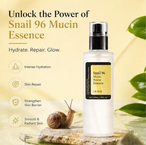 COSRX Advanced Snail 96 Mucin Power Essence — Glass Skin & Barrier Repair Formula
